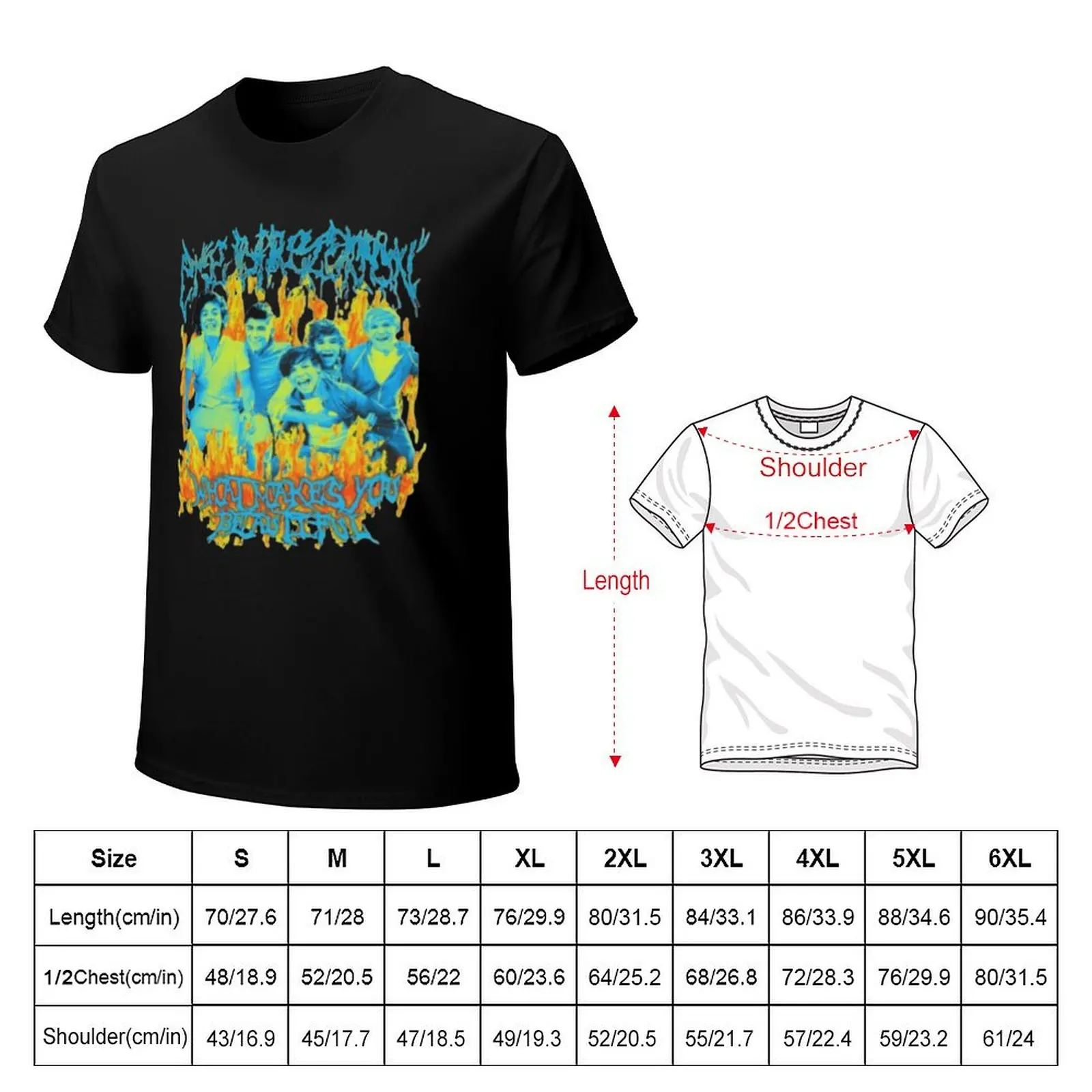 Heavy Metal Direction T-Shirt t shirts for man pack cotton T-Shirt