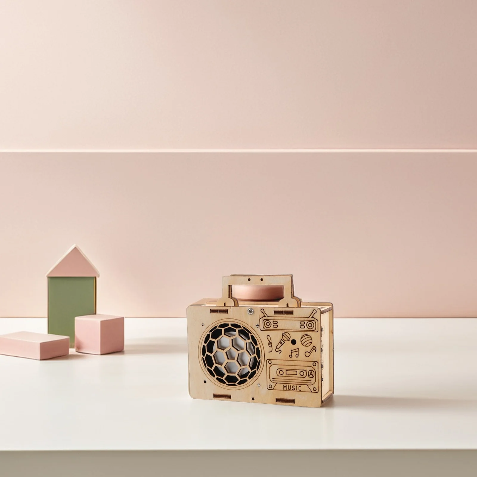 

Stem Educational Wooden Radio DIY Kit for Kids Build Your Own Experiment Creativity Hands on Learning