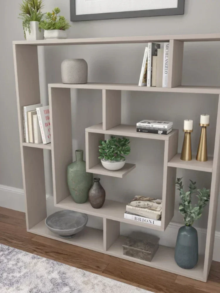 Tier Open Shelf Light Mocha Briscoe Modern Bookcase