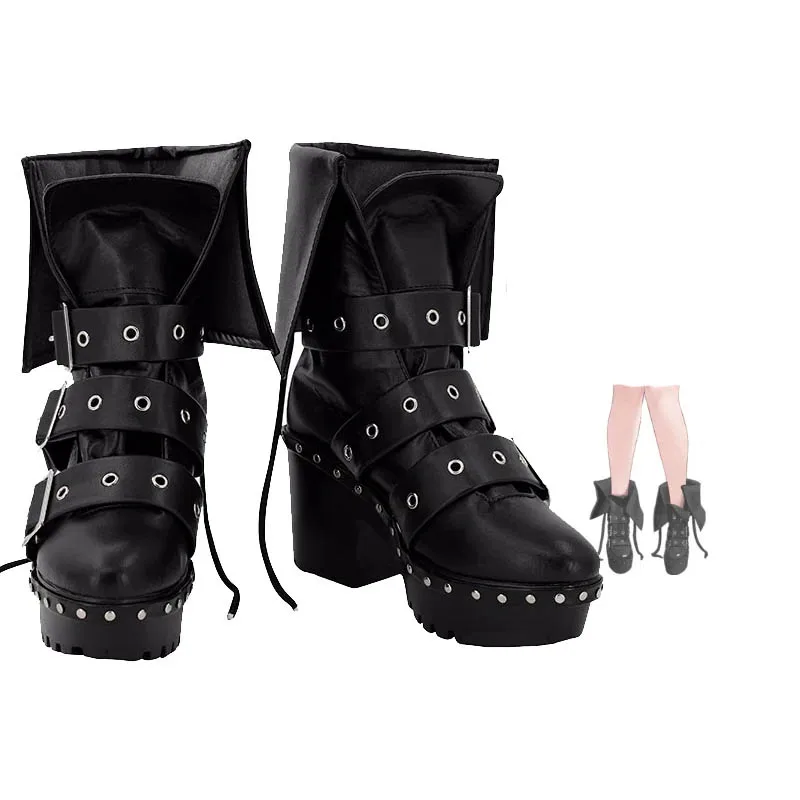 لعبة NIKKEE Goddess الجديدة SSR دور فايبر أليس أنيس أحذية كوسبلاي يوني رابي أليس أحذية الهالوين مقاس مخصص #4