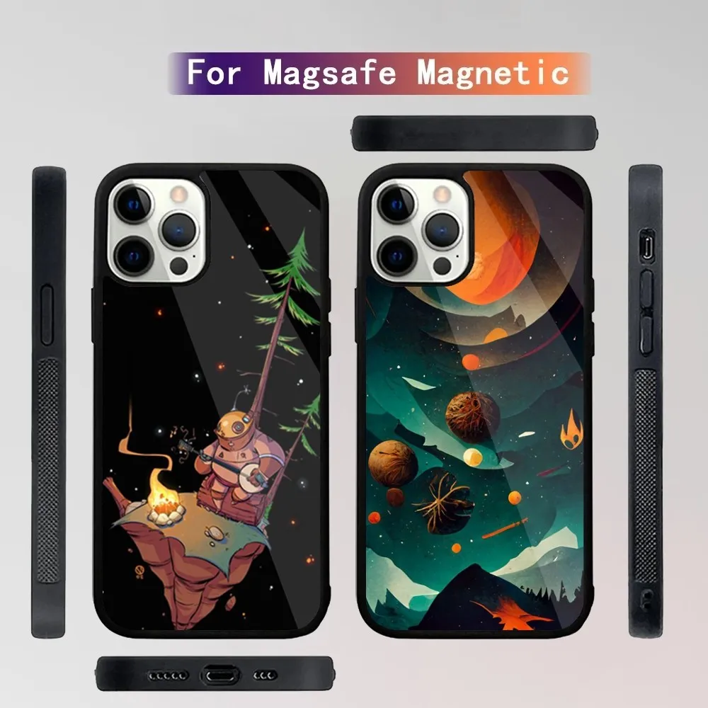 

Game O-Outer Wilds Phone Case For iPhone 15,14,13,12,11,Plus,Pro,Max Mini Magsafe Magnetic Wireless Charging