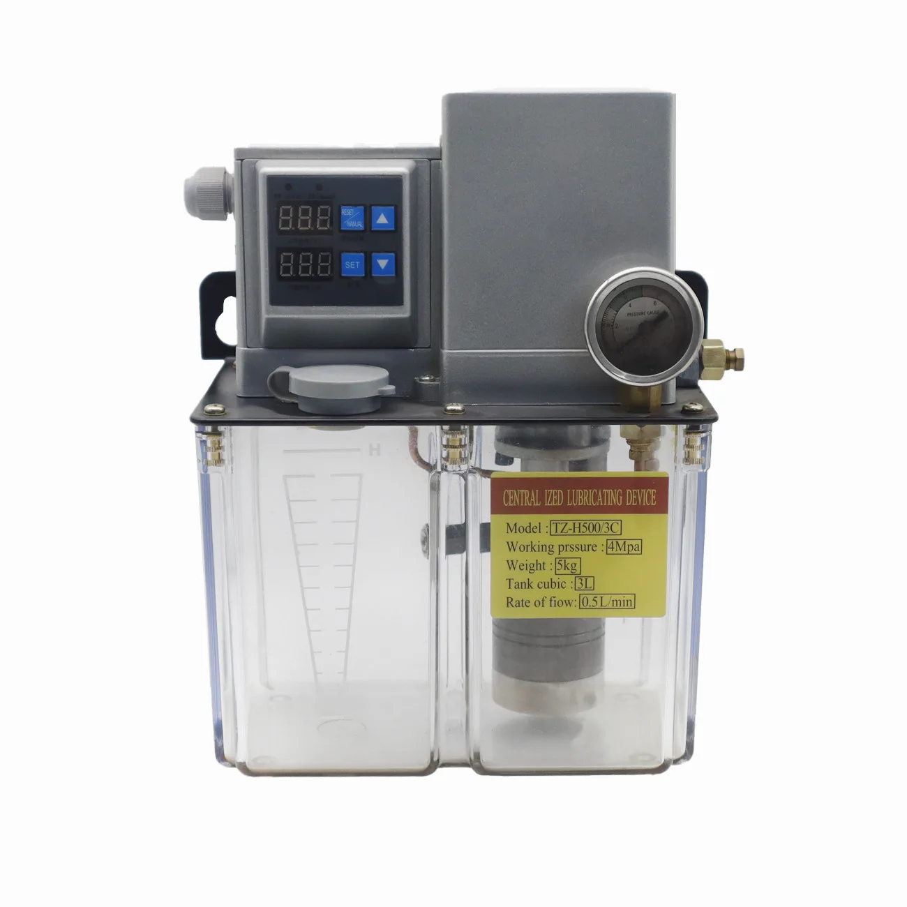 High Power Butter Pump Electric Thin Oil Lubrication Pump Digital Display Automatic Lubrication Butter Gun Pumping