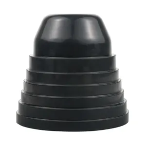 2 PCS Car Headlight Dust Cover Cap for Universal Vehicles 70mm 75mm 80mm 85mm 90mm 95mm 100mm Headlight Waterproof Dust Cover 10 principais vendas tampa farol azera - №10