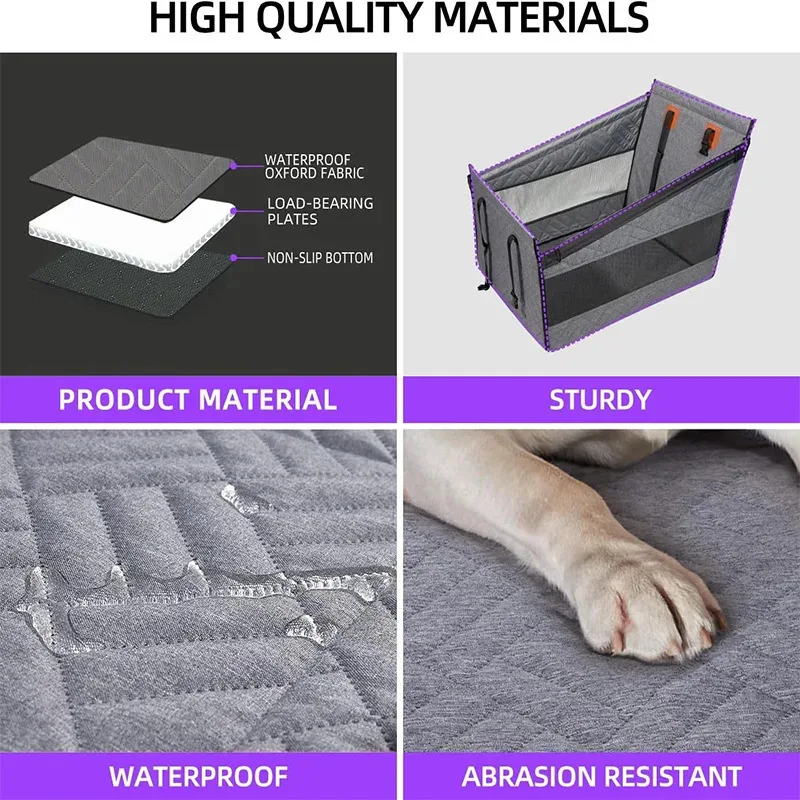 Waterproof Dog Car Bed 5