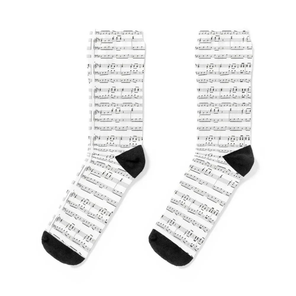 

George Frederick Handel, Hallelujah Chorus from Messiah sheet music Socks cute Hiking boots Socks Female Men's