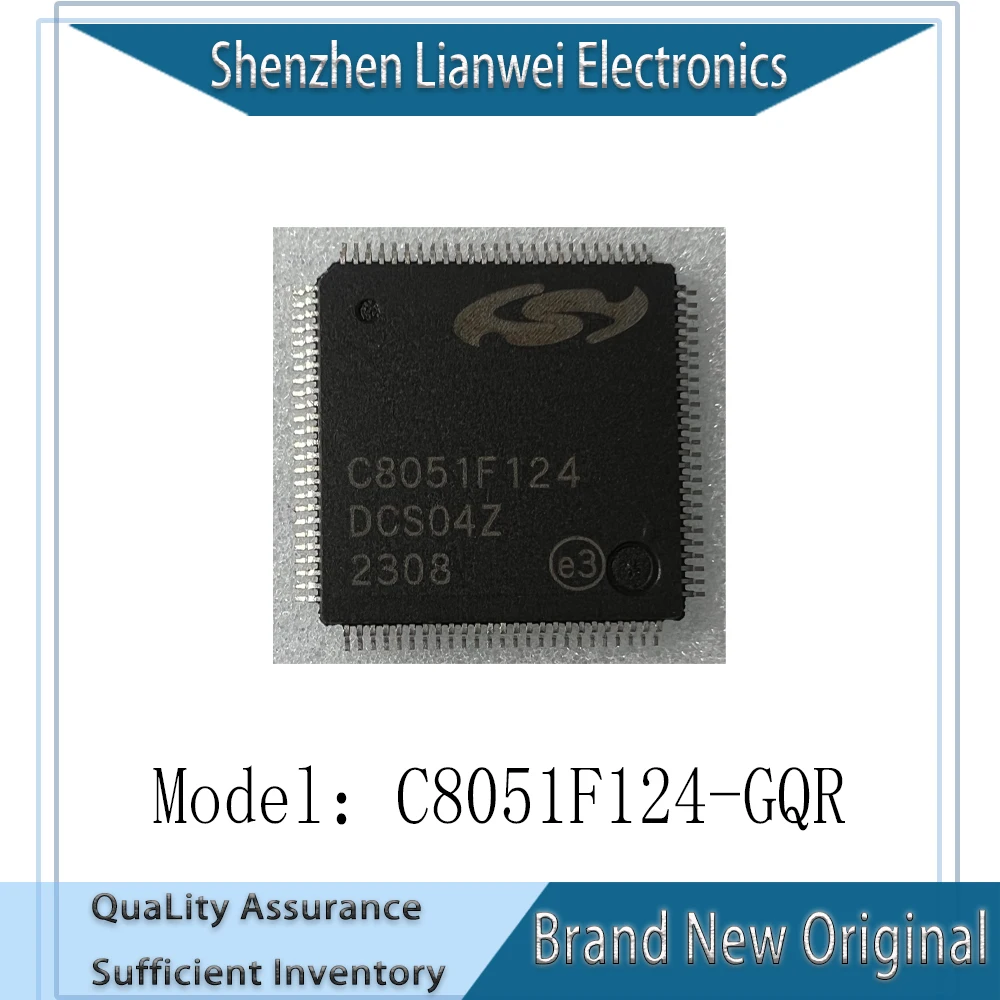 

100% New Original C8051F124-GQR C8051F124 IC MCU 8BIT 128KB FLASH Chipset TQFP-100