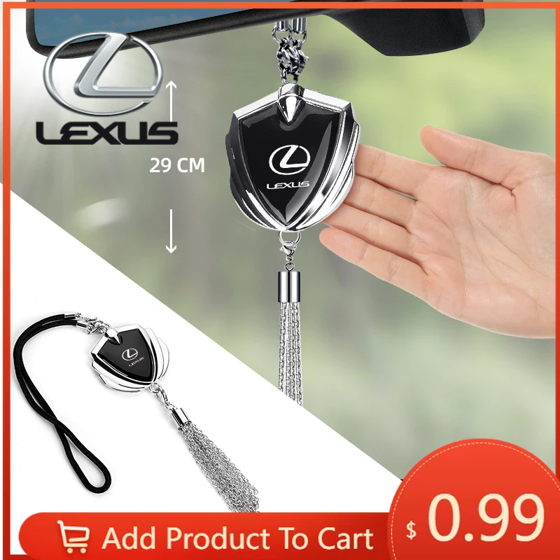 

Наклейки для интерьера, 3D металлический значок для автомобиля, подвеска на зеркало заднего вида, подвесные украшения, аксессуары для Lexus EX300H RX450H IS300H ES300