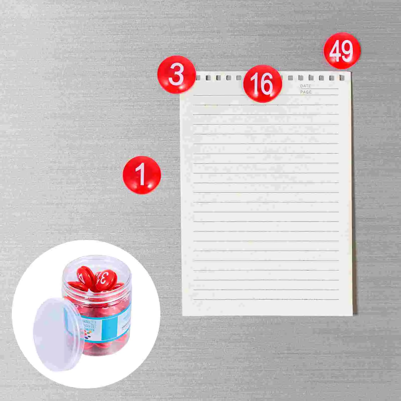 Digital Magnet Buckle Numbers Magnetic Tile Math Nail Teaching Whiteboard for Fridge Particles Blackboard Stickers
