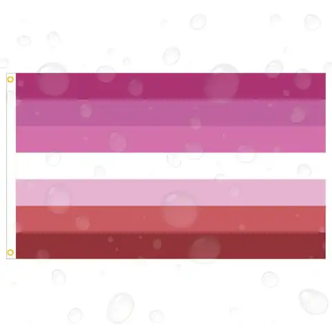 60x90cm Outdoor Pride Flag Colorful Hanging Flag Banner Gay Pride Striped Flag for Intersex Community Intersex Progress Bisexual