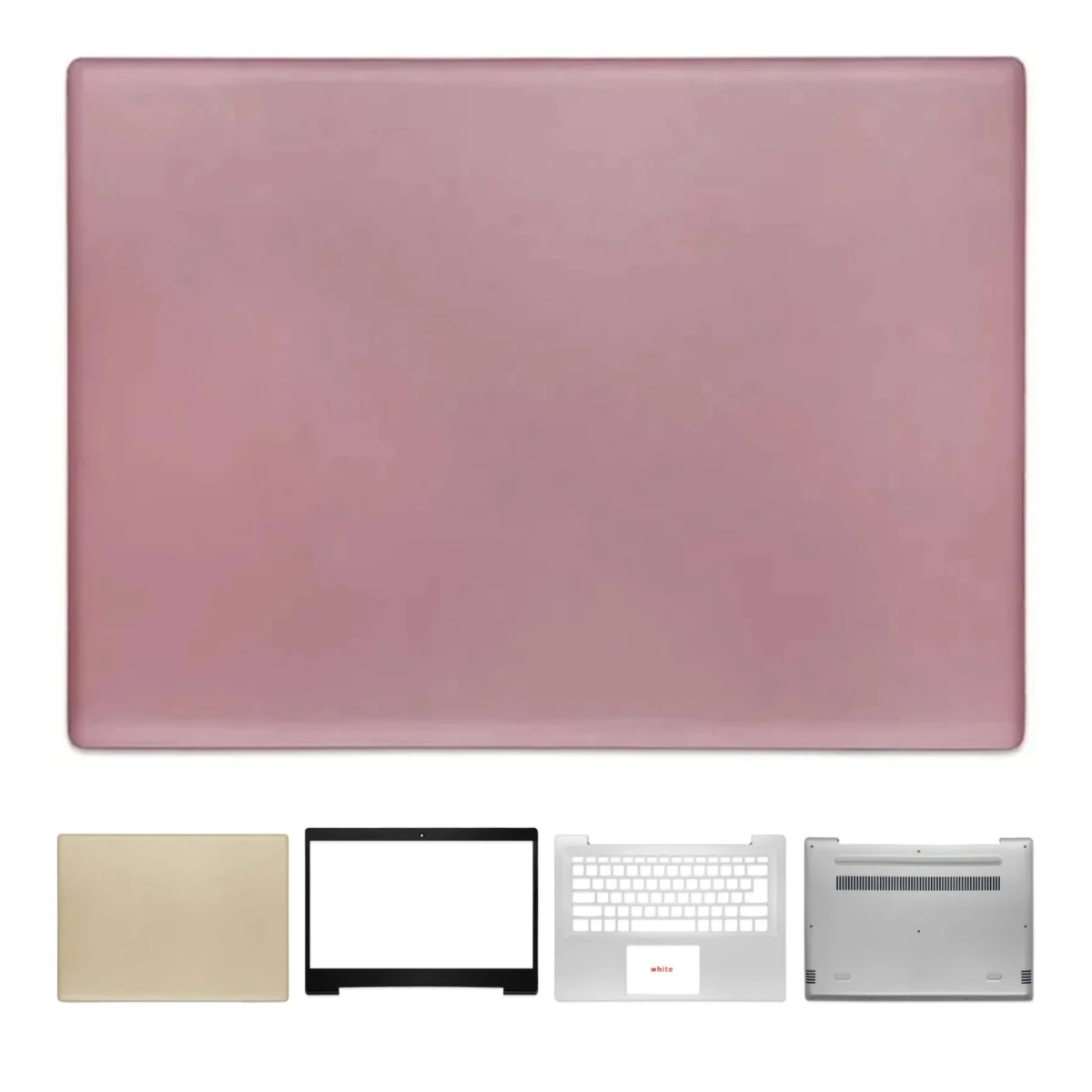 Совместим с ноутбуками серии Ideapad 320S-14: верхняя крышка ЖК-экрана, подставка для рук, нижняя часть корпуса, шарнирная рамка экрана, клавиатура ABCD.