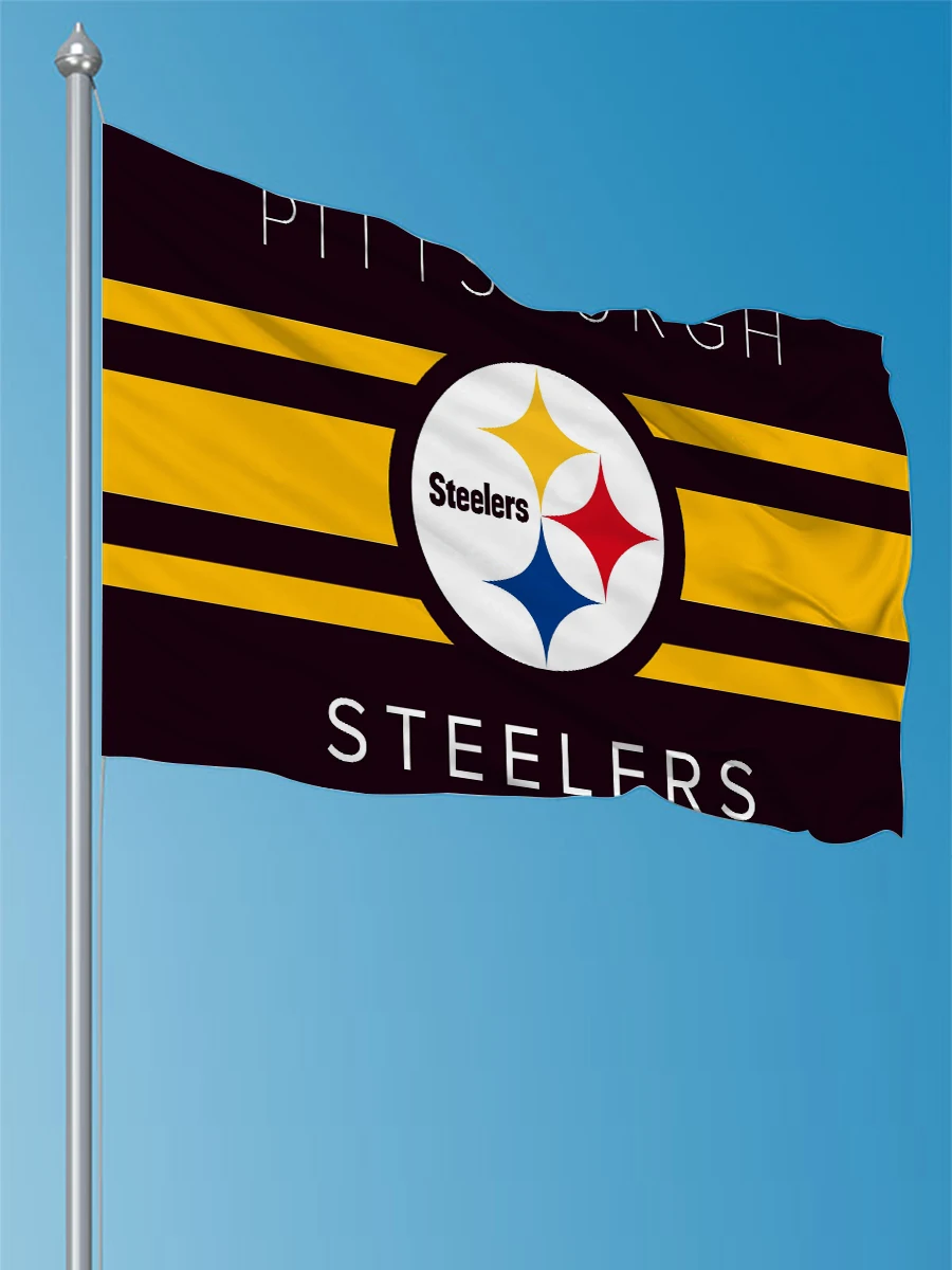 90x150cm 3X5FT Pittsburgh S-steelers  Flags Polyester Printed Banner For Decoration