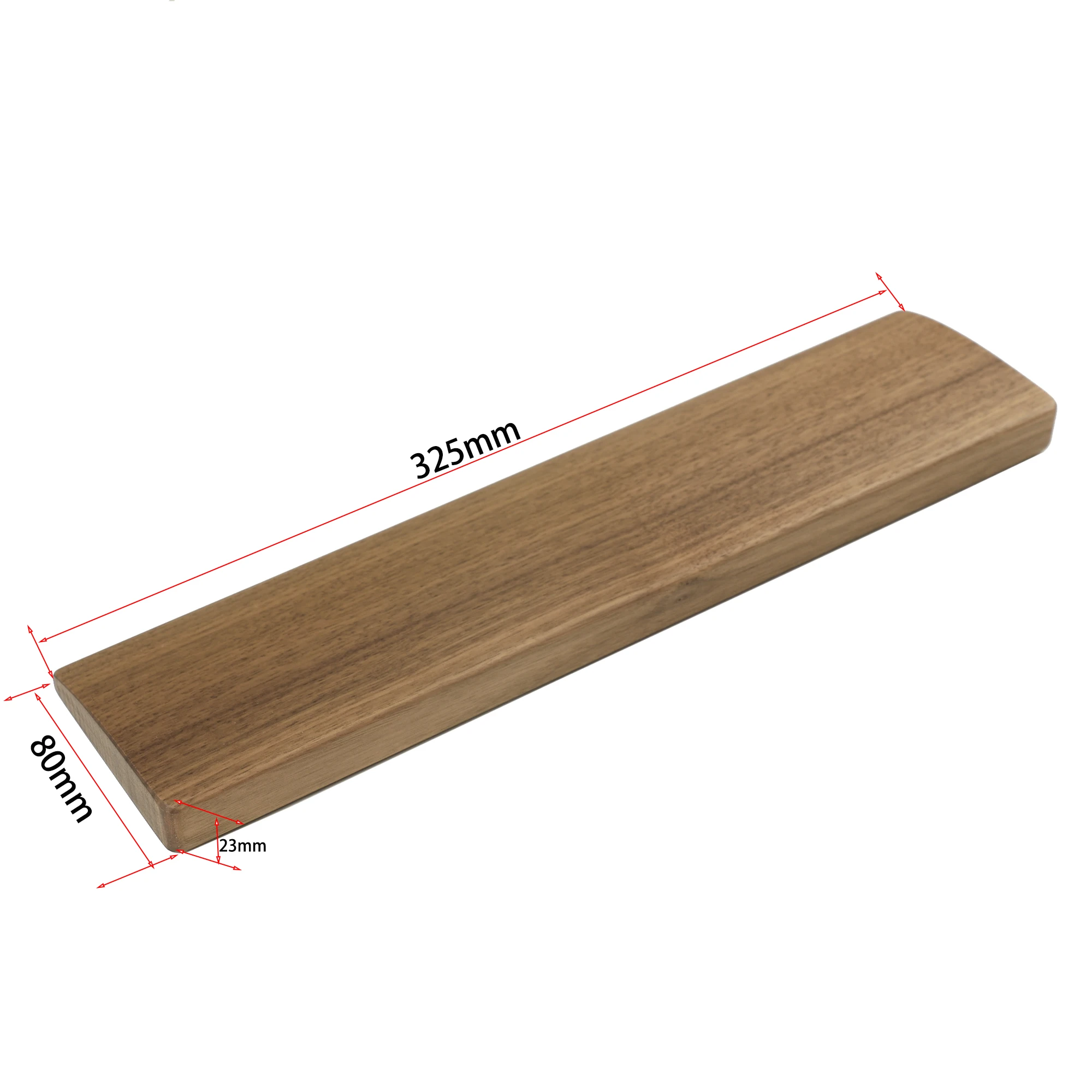 Walnut Wrist Rest For 84 75% Keyboard Ergonomic Design Relieves Fatigue