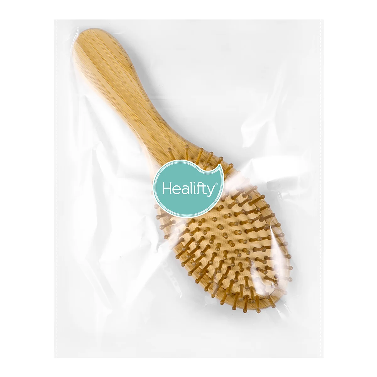 

Bamboo Scalp Massage Comb Wooden Anti-Static Hair Brush Ergonomic Design Lightweight Portable Relaxing Headache Relief Split
