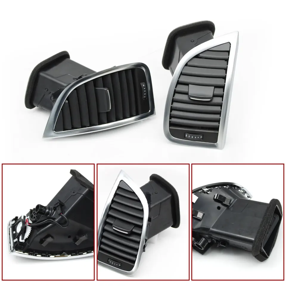 アウディ AUDIQ7 ダッシュボード エアアウトレット Front Dash Left Right Heater AC Air Vent Outlet Grill Panel For