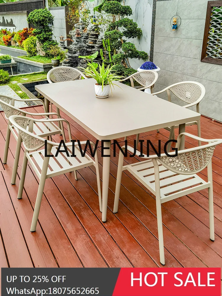 

Villa Courtyard Leisure Outdoor Balcony Leisure Tea Table Outdoor Courtyard Outdoor Dining Table