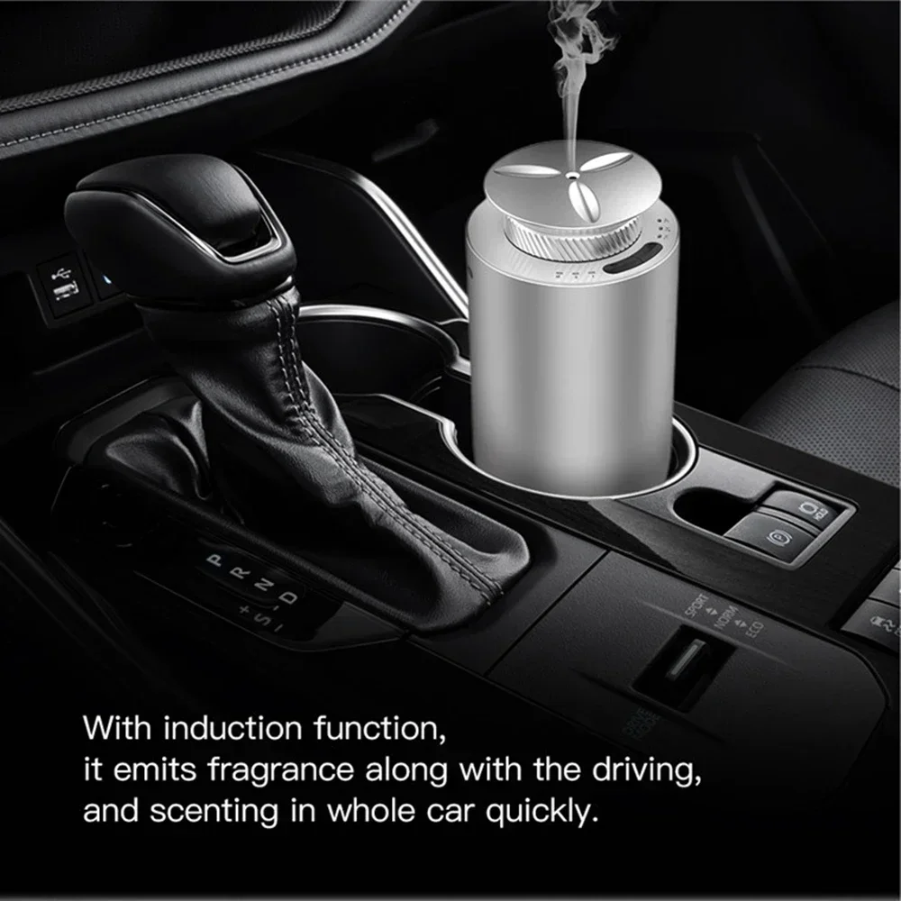 Waterless Diffuser Aroma USB Aluminum Scent Nebulizer Car Diffuser Aromatherapy Essential Oils Diffuser Without Water for Home