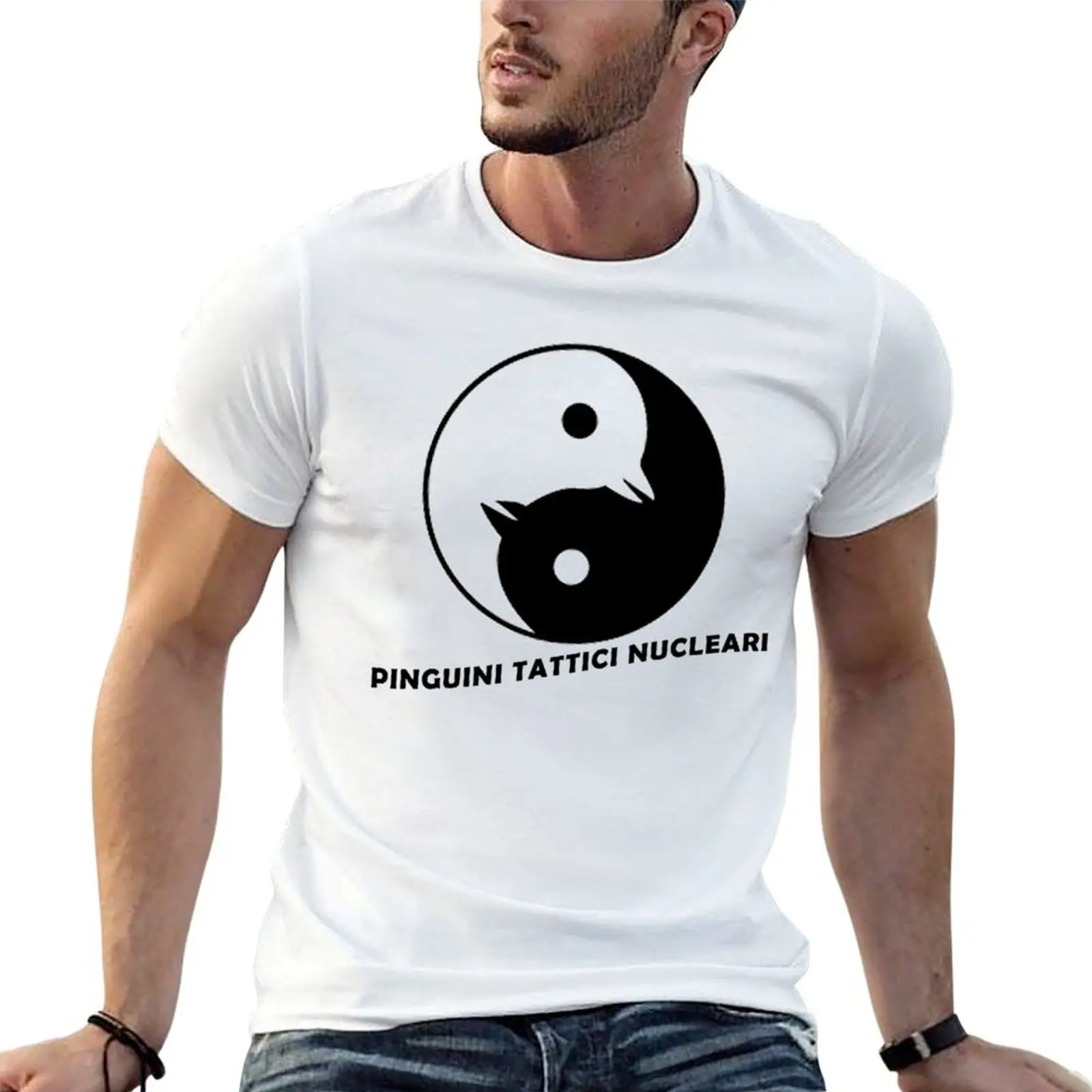 pinguini tattici nucleari T-Shirt anime t shirts man t shirt mens graphic t-shirts hip hop