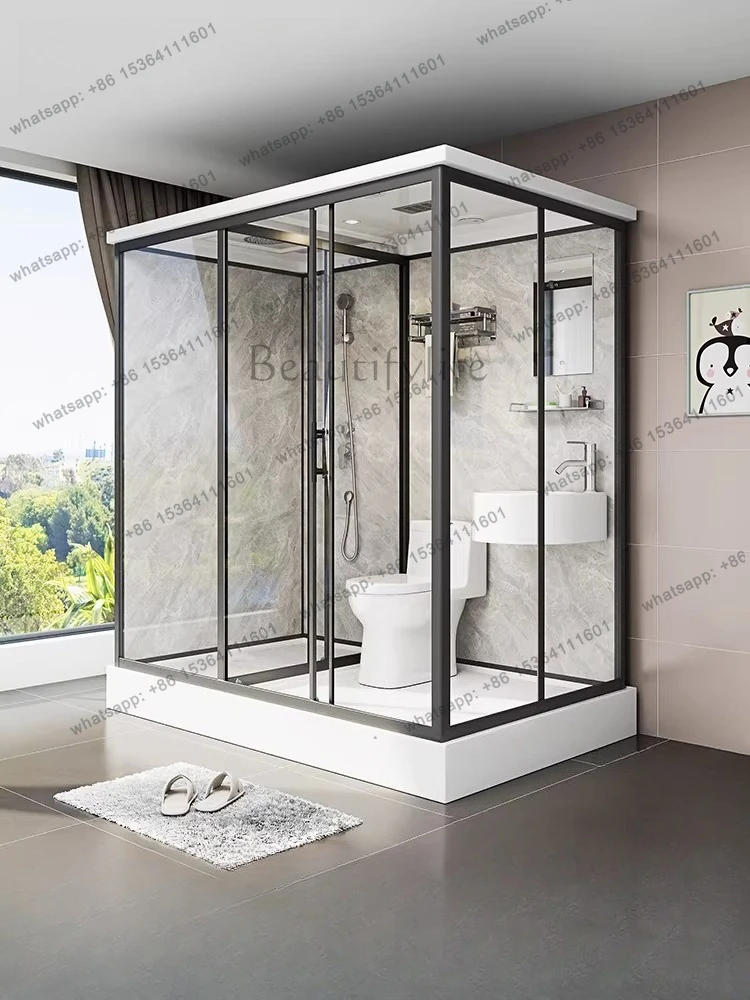 

Shower room Overall rural bath Household mobile toilet Indoor bath room
