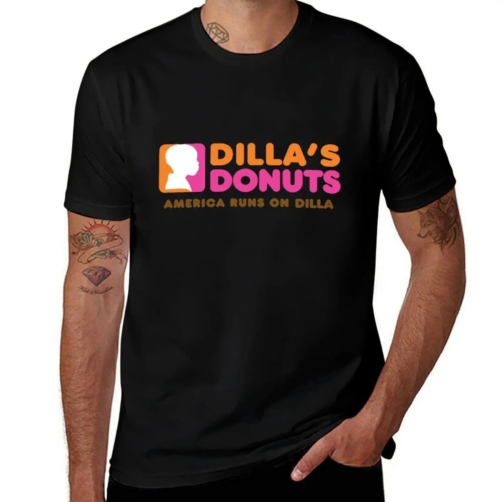

America runs on Dilla T-Shirt Daily Wear Print T-Shirt