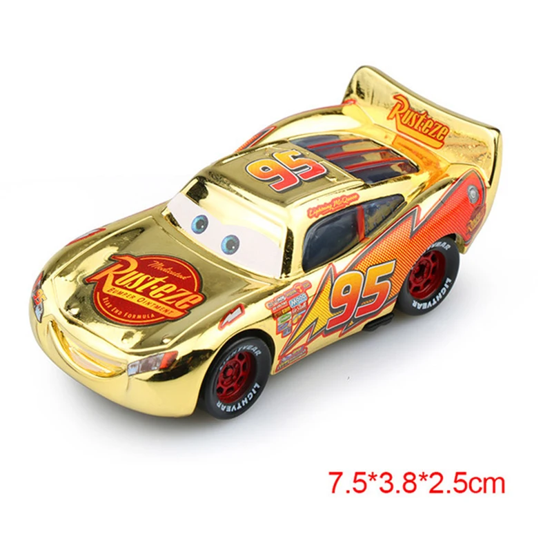 Disney Pixar Cars 2 saetta McQueen giocattoli per auto Mcqueen 1:55 Diecast Vehicle regalo in metallo natale per bambini bambini ragazzo