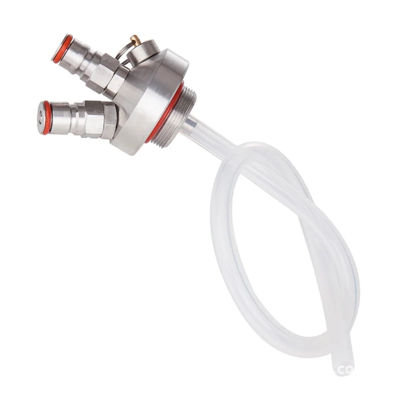 Mini dispensador de grifo de lanza de barril, con manguera de 12 pulgadas para herramienta de cerveza casera de 2L/3,6l/5L, dispensador de grifo de vino caliente