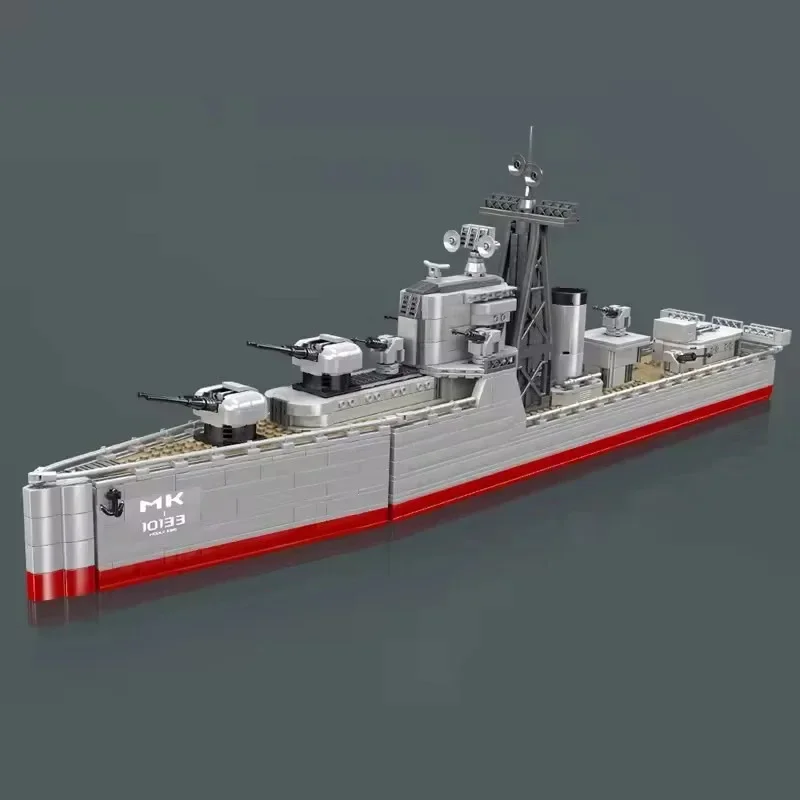 1815ピース バーター級駆逐戦艦 組み立てブロック モデルシップセット モジュール式ビルディングブロック 組み立てモデルキット DIYおもちゃ ギフト