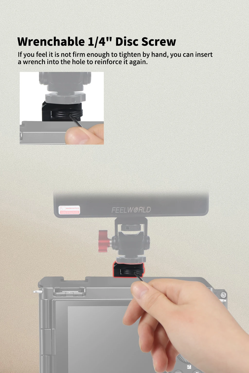 BGNing A7C2 A7CII A7CR Schnellwechselplatte L-Halterung Holzgriff Vollständige Abdeckung Kamerakäfig für Sony A7C SLR Handgriffhalter – Detail 34