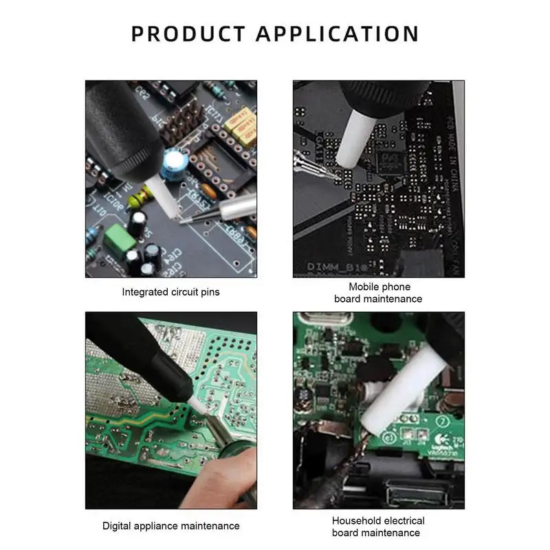 Powerful Desoldering Pump No Clog Solder Vacuum Guns Welding Solder Sucker Tool With Extra Nozzle Suction Tin Device supplies