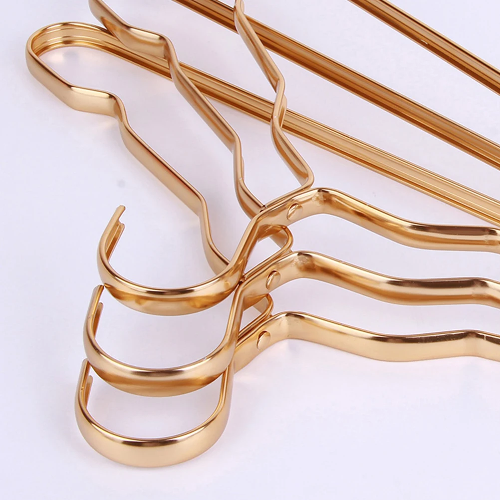 

5Pcs Sturdy Home Hangers Exquisite Craftsmanship Smooth Polished Clothing Showcase Racks Clothes Hanger Coat Hanger