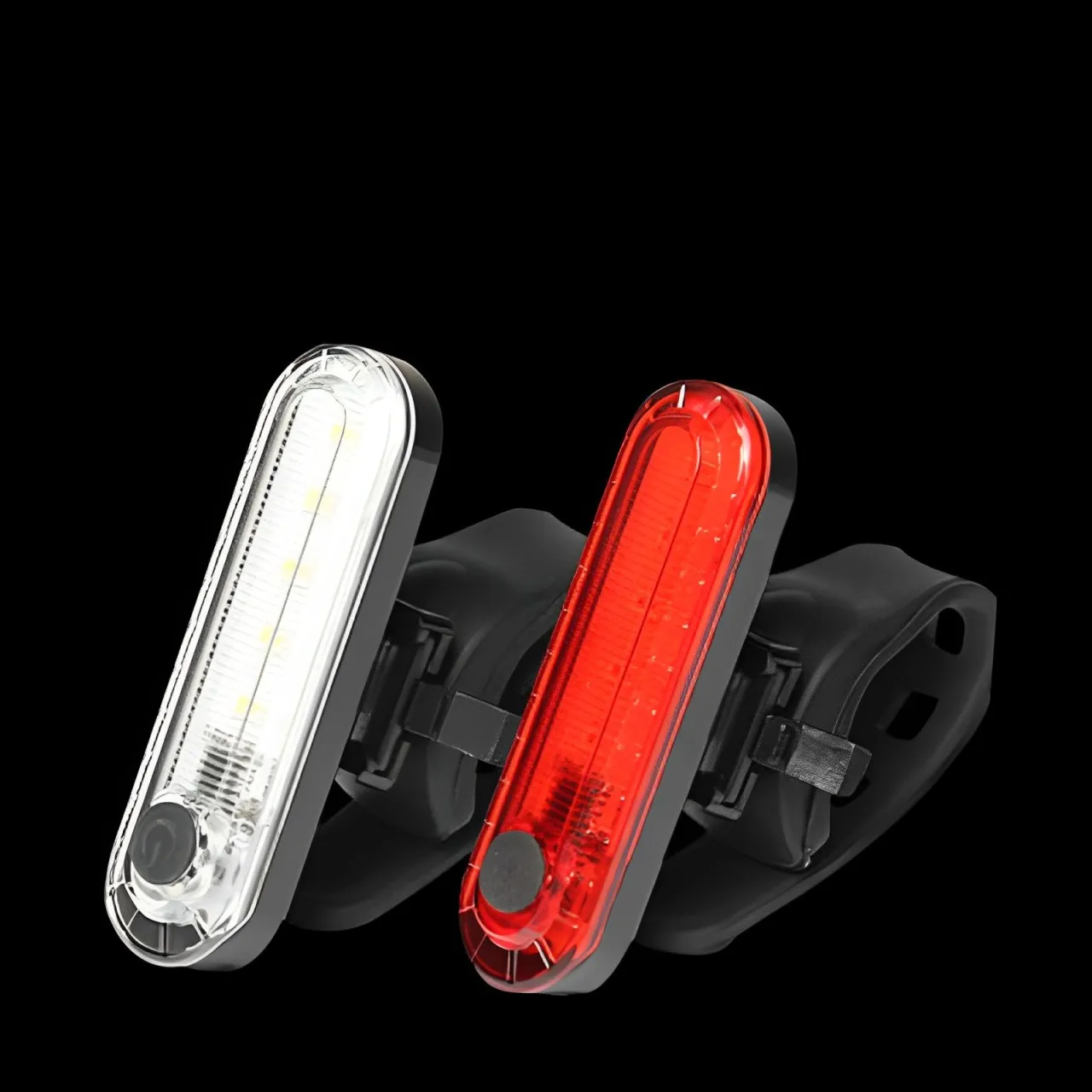 1/2pcs Rear Bike Tail Light USB Rechargeable Red Ultra Bright Taillights Fit On Bicycle Easy to Install for Cycling Safety