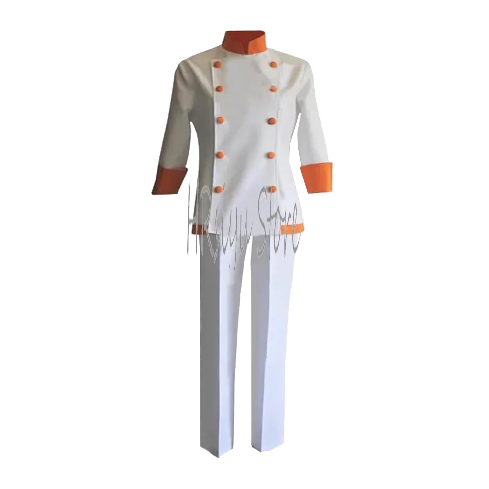 

Anime Shokugeki Cosplay Aldini Costume Restaurant Cook Uniform Halloween Christmas Outfit Suit