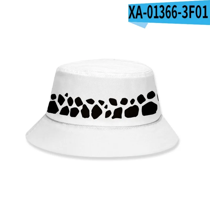 One Piece Luffy Fisherman Hat Cartoon Sun Hats Foldable Bucket Hat Women Summer Outdoor Casual Visor Panama Cap Cosplay Props