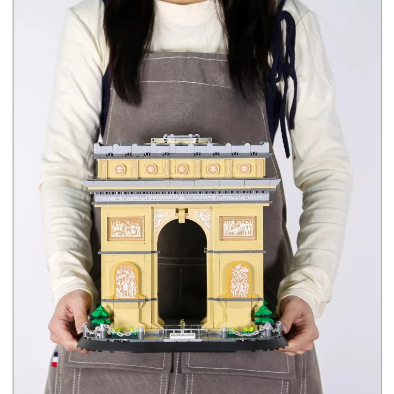 SEMBO París Arco De Triunfo bloques De construcción creativo De moda montaje punto De referencia modelo De construcción juguetes educativos adornos regalos