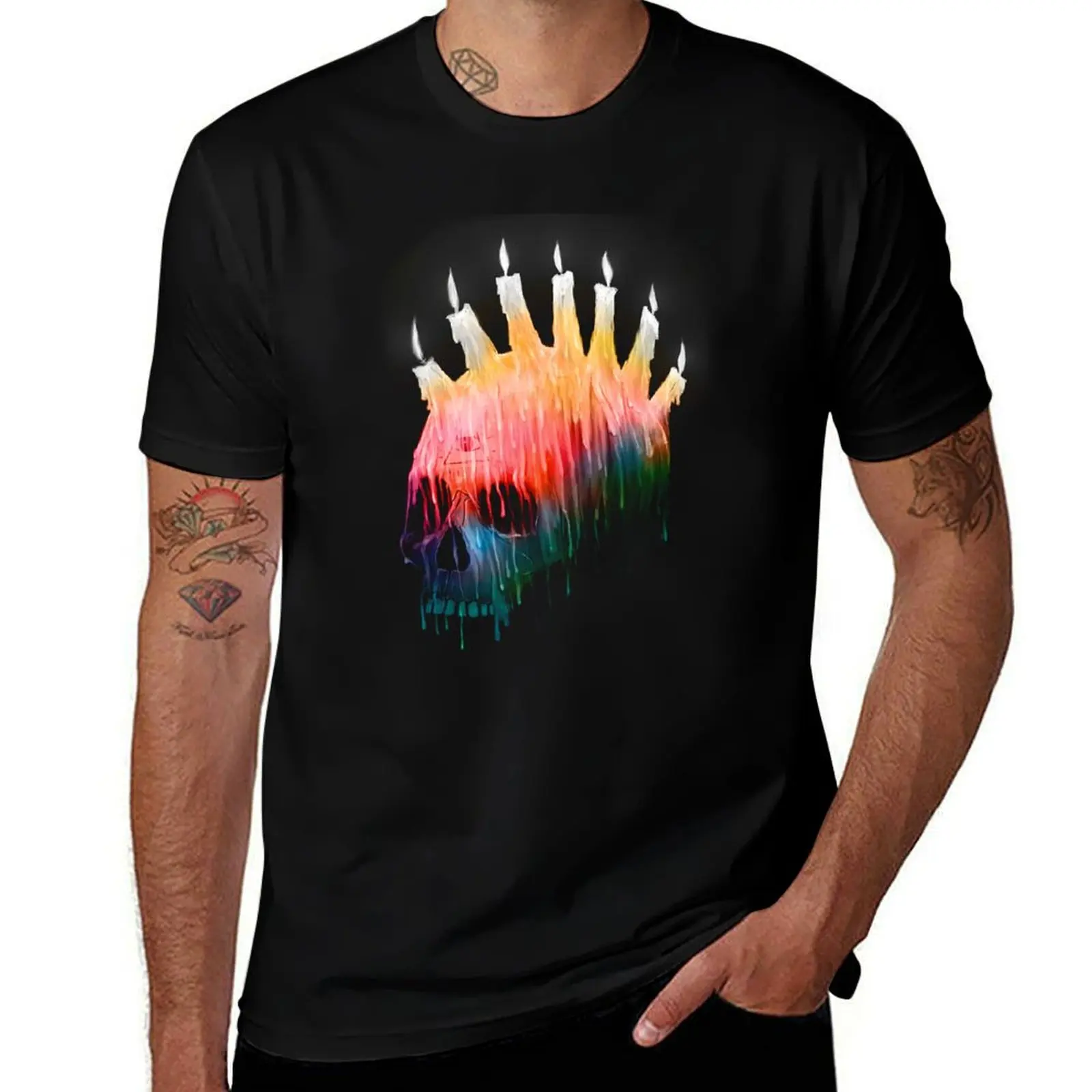 

Punk Skullism T-Shirt boys animal print oversized t shirt plus size tops fitted t shirts for men