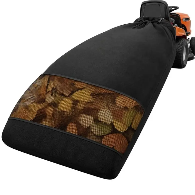 ABLJ Lawn Tractor Leaf Bag With Breathable Bottom Grass Catcher Bag For Yard Lawn