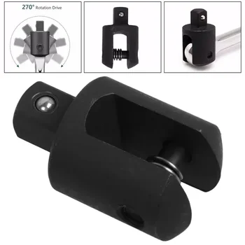 1 Juego de cabezal de barra de transmisión de 1/2 pulgadas, cabezal de barra de interruptor de nudillos de repuesto, accesorios de herramientas de acero al cromo vanadio