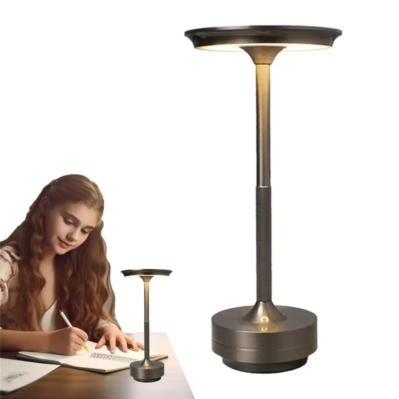 AEE2-Cordless Table Lamps Touch Control Atmosphere Light 2000Mah Rechargeable Battery Operated LED Table Lamp For Bedside