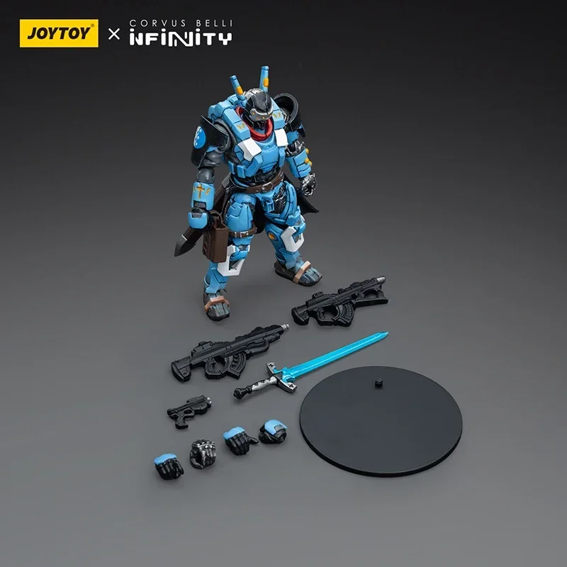 JOYTOY&INFINITY Action Figure Knight Of Santiago Hacker 1:18 Figures Game Models Mecha Toys Collection Ornament Gift