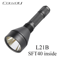 Convoy L21B SFT40 Flashlight Linterna Led 12 Groups High Powerful 21700 Flash Torch Long Range Lantern Camping Hiking Lamp