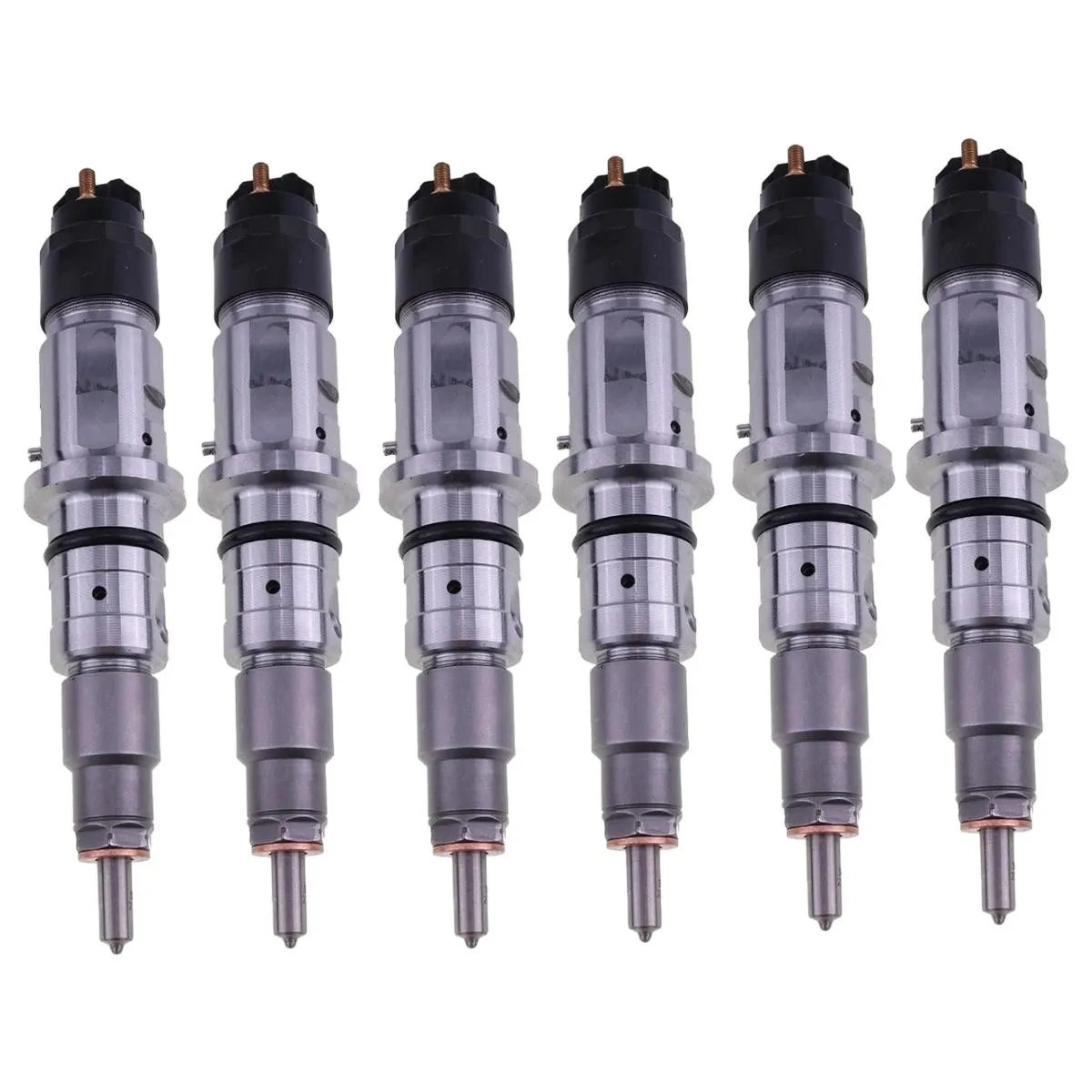 6PCS Fuel Injectors 0445120383 5317323 fits for Cummins Engine QSB6.7 QSB7