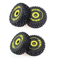 4Pcs Front And Rear Wheel Tire Tyre For Wltoys 144001 144010 124016 124017 RC Car Upgrade Parts Spare Accessories