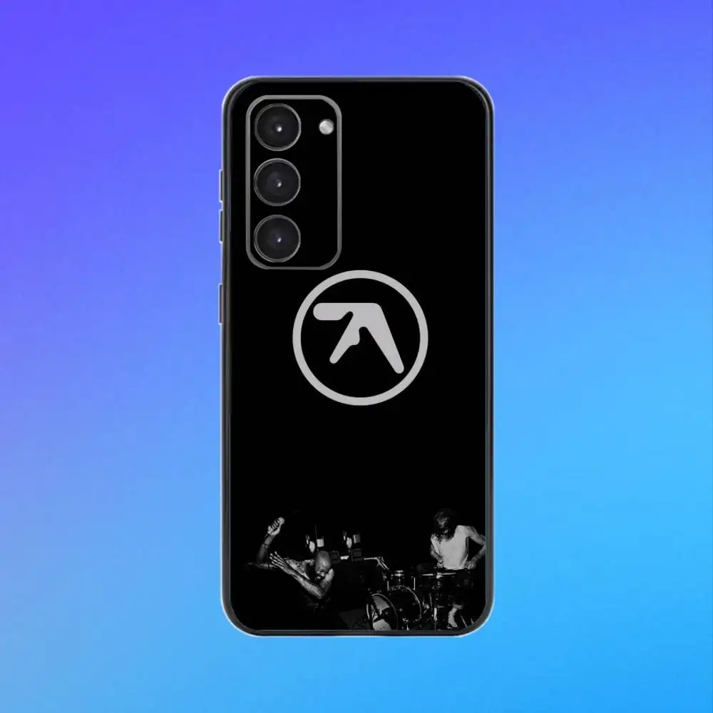 حافظة هاتف A-Aphex T-Twin IDM Acid Techno لهاتف سامسونج A73، A72، A71، A70، A53، A52، A51 حافظة ناعمة سوداء