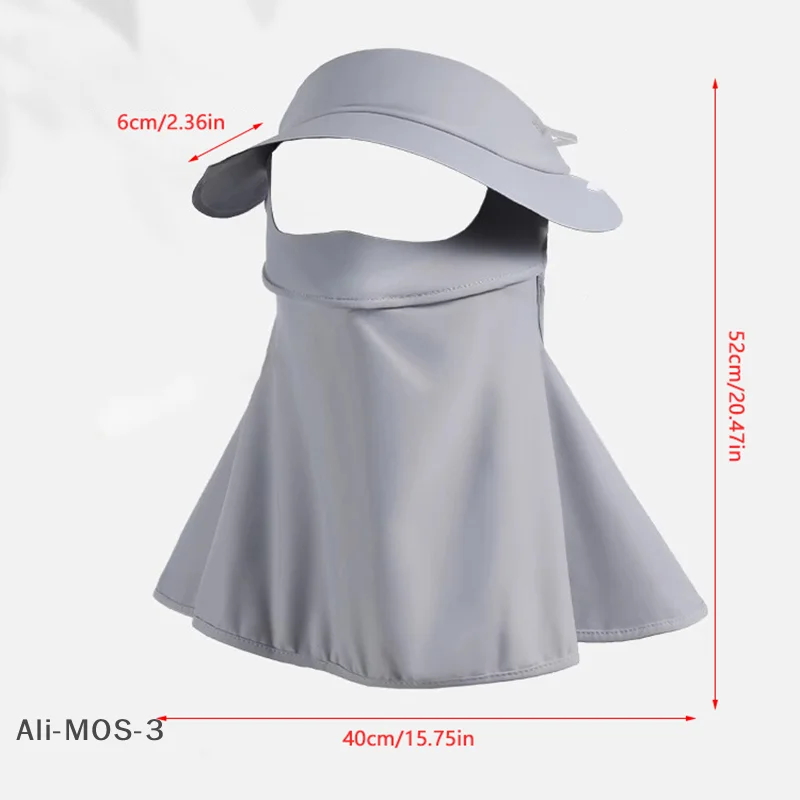 

【S】Face Covering Summer Sun Protection Long Neck Cover Men Women Cycling Motorcycle Fishing Skiing Face Mask