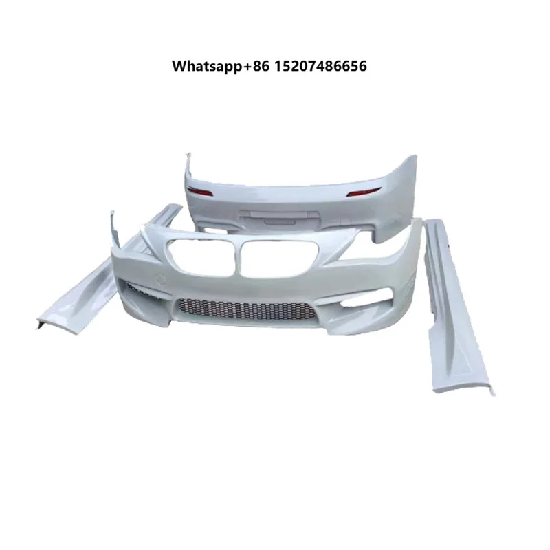 For E63 ABS Front Bumper Side Skirts Rear Bumper Exterior Car Body Kit
