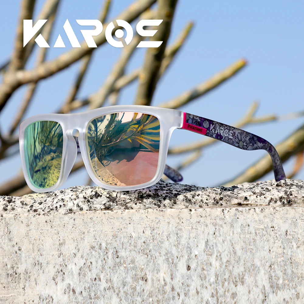 KAROS Polarisierte Sonnenbrille, Unisex, blendfreie Fahrbrille, Outdoor-Sport, Angeln, Radfahren, Reisen, Strand, UV400-Brille