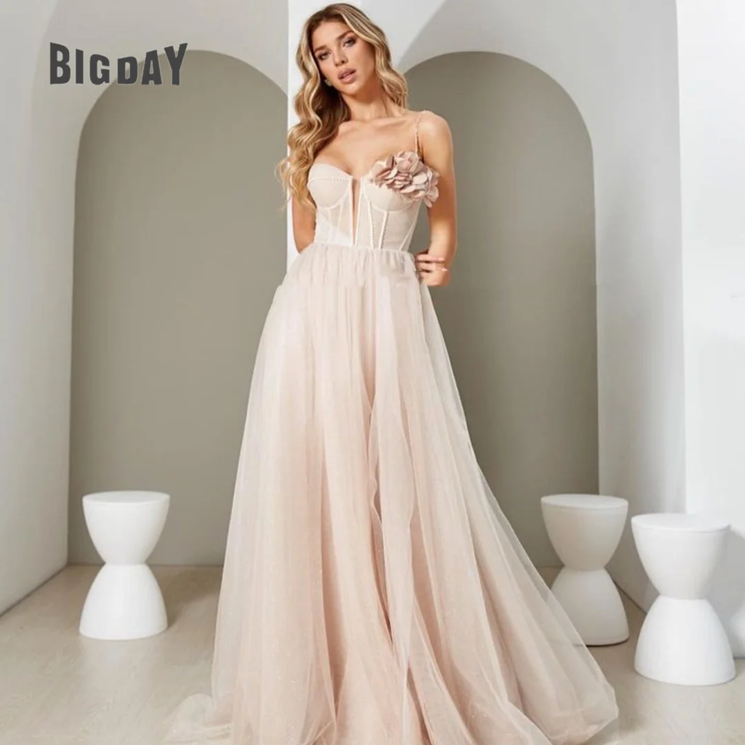 Abito da sposa Sexy BoHo per donna 2024 High Split Sweetheart-Neck Lace up Spaghetti Straps abiti da sposa Vestido de Custom Made