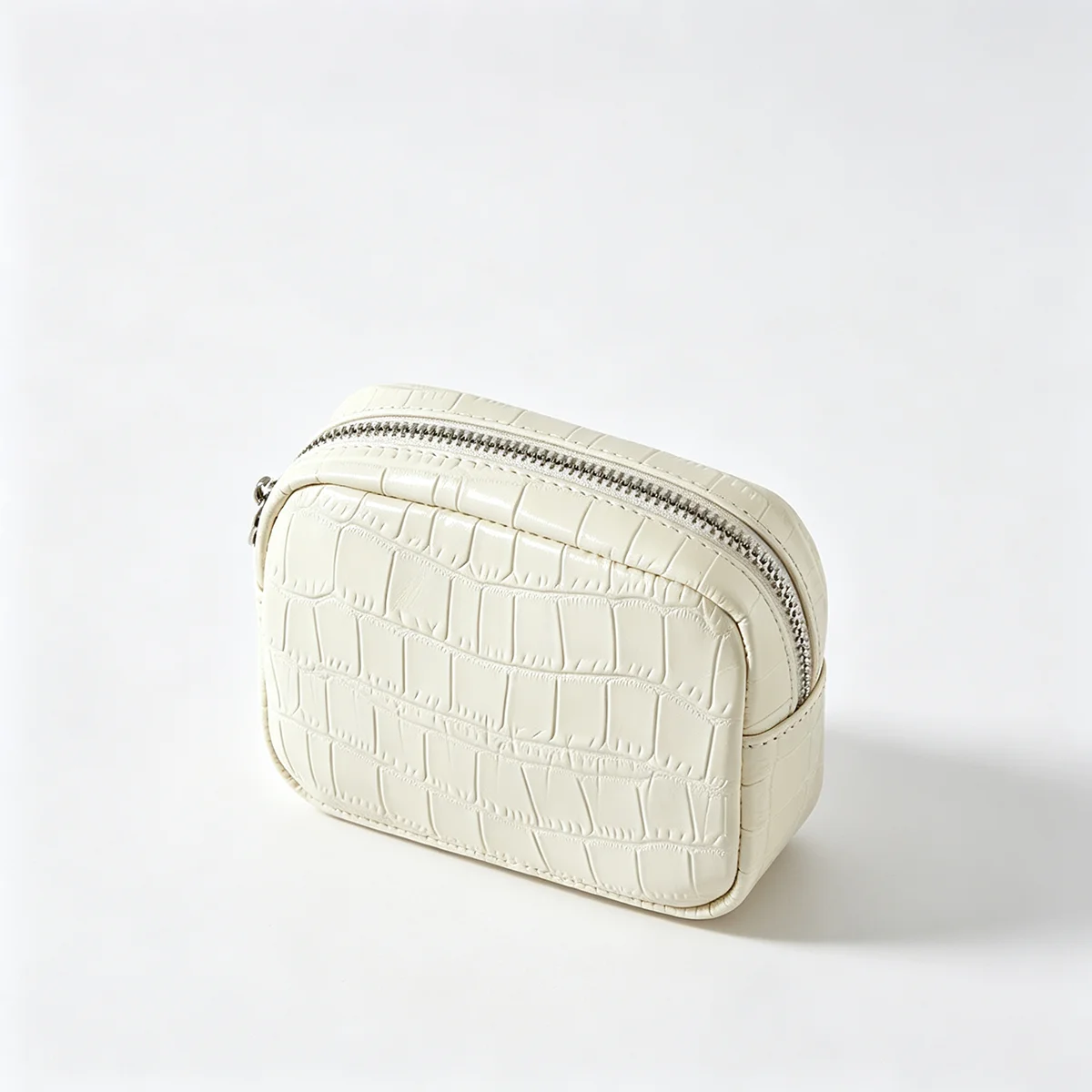 Echtes Leder mit Krokodilprägung Damen-Münzbörse Lippenstifthalter Kopfhörer-Schlüssel-Organizer Clutch Ausweiskartenetui Kosmetiktasche – Detail 23