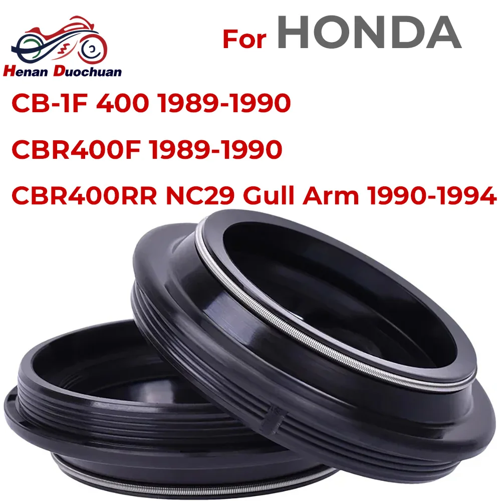 Retén de aceite y cubierta antipolvo para horquilla delantera 41x54x11 para Honda CB-1 CB1 CB1F CB-1F CB 400 CBR400 CBR400F CBR400RR NC29 Gull Arm