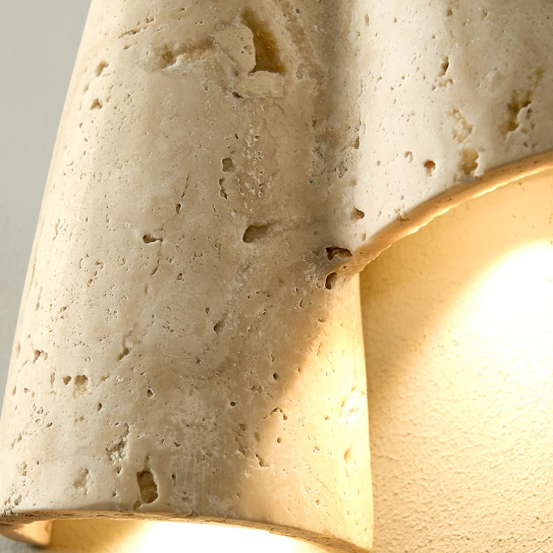 Yellow Cave Stone Bedroom Bedside LED Creative Wall Lamp Corridor Staircase Homestay Living Room TV Wall Decor Atmosphere Lights