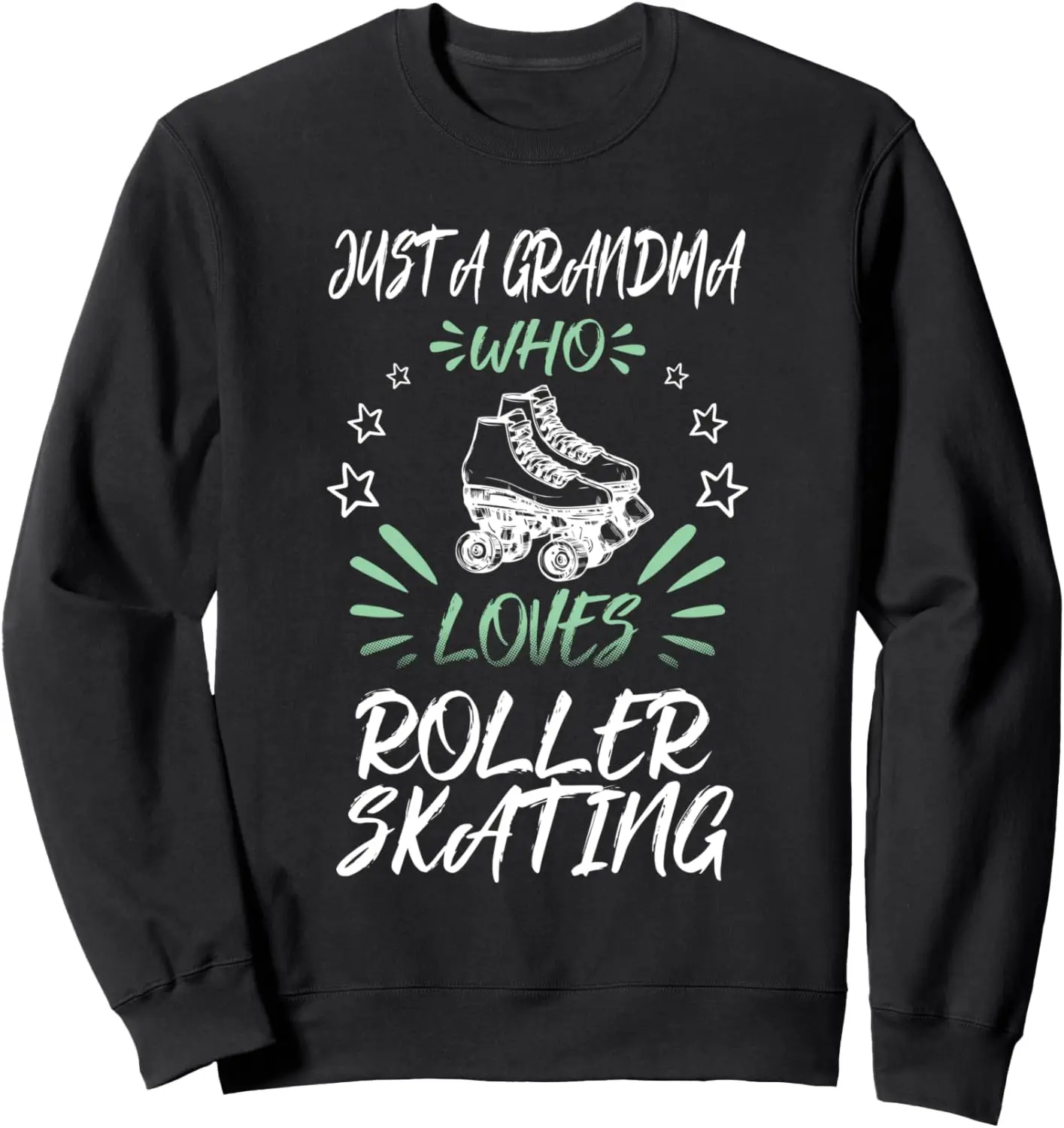 Gewoon een oma die van rolschaatssweatshirt houdt